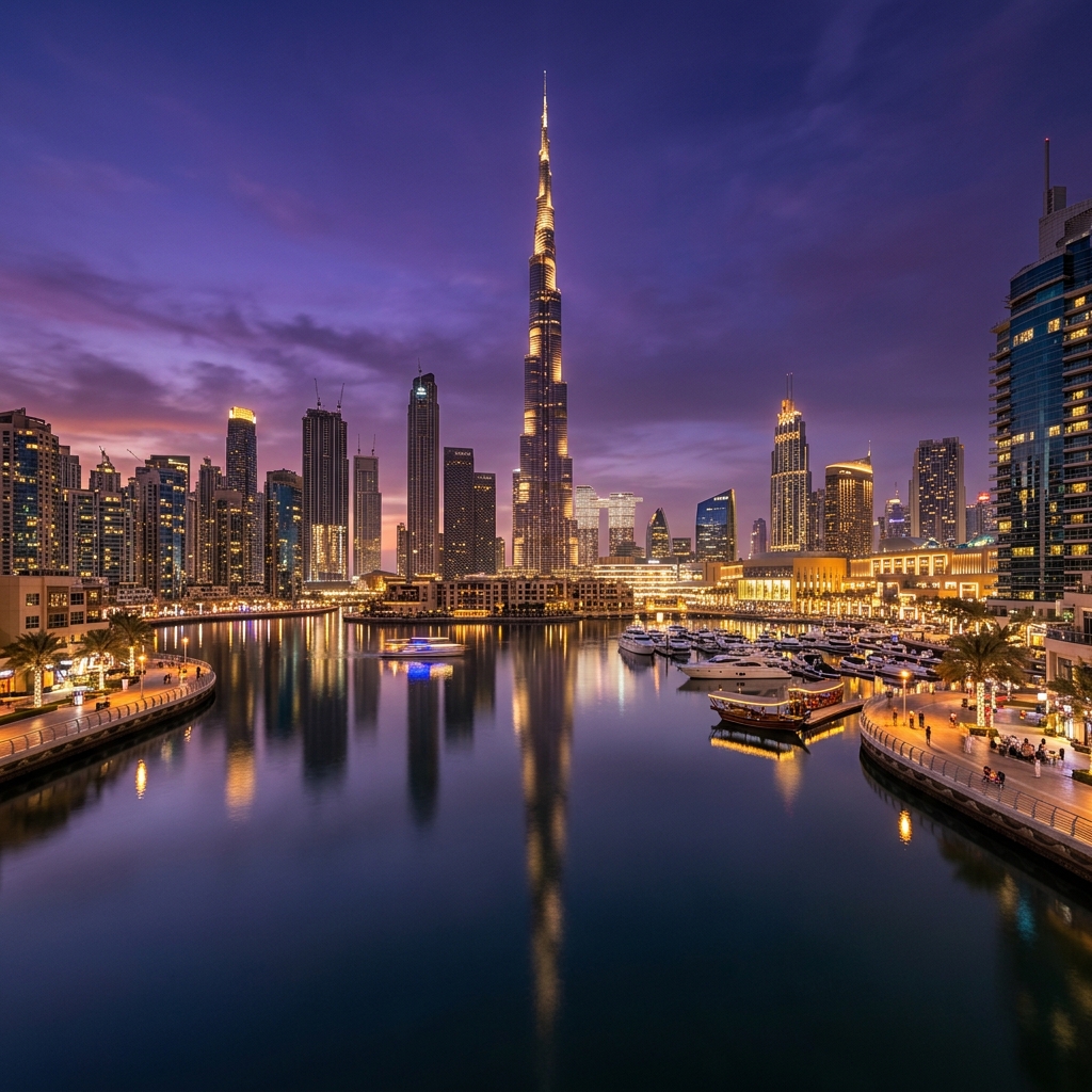 Dubai skyline Burj Khalifa